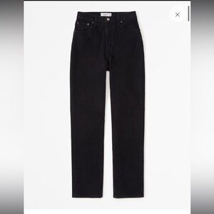 NWT Curve Love Ultra High Rise 90s Straight Jean - Saturated Black